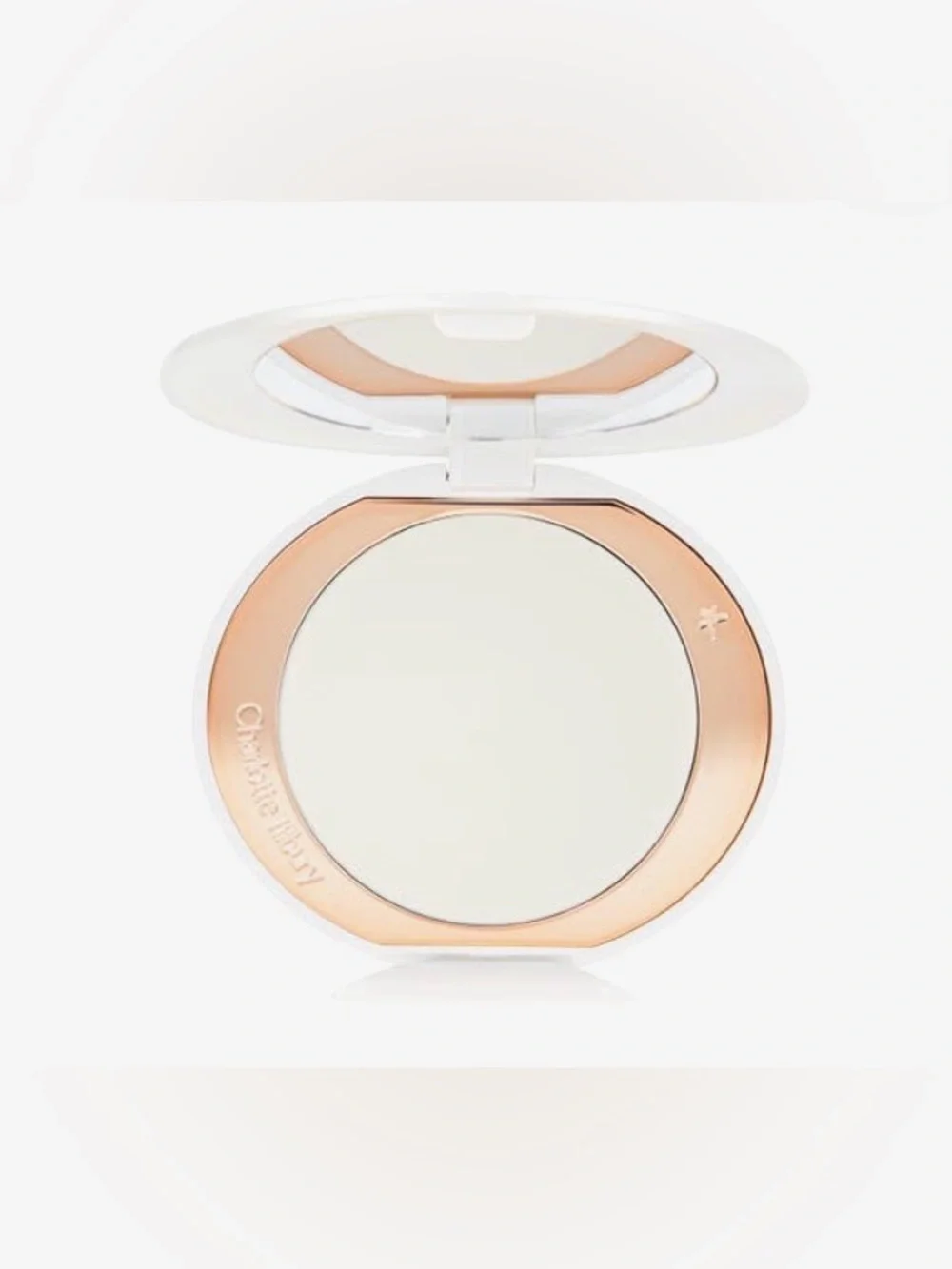 Charlotte Tilbury Translucent Setting Powder Compact - White & Rose Gold
